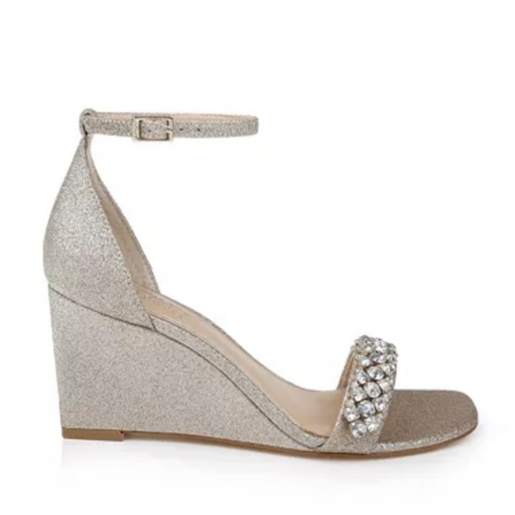 Mischka Badgley Jewel Wedge Sandal - Picture 2 of 4